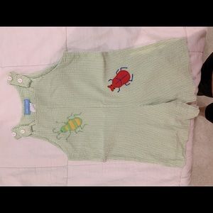 Spring Seersucker romper!